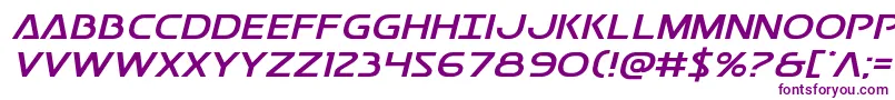 Postmasterexpand-fontti – violetit fontit