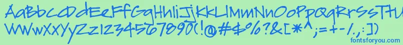 En savoir plus sur la police Sydfonts Police Sydfonts – polices bleues sur fond vert