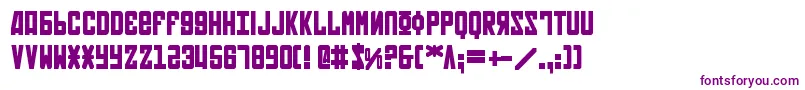 SovietBold Font – Purple Fonts on White Background