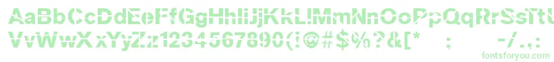 Sanskleincut Font – Green Fonts