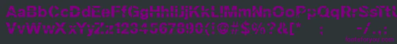 Sanskleincut Font – Purple Fonts on Black Background