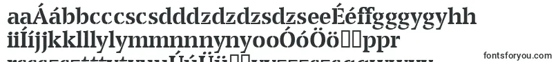 TransportBold-fontti – unkarilaiset fontit