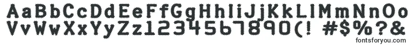 Шрифт HalterPinchy – широкие шрифты