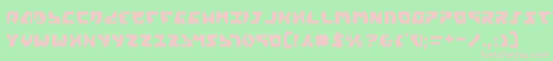 Gyrv2c Font – Pink Fonts on Green Background