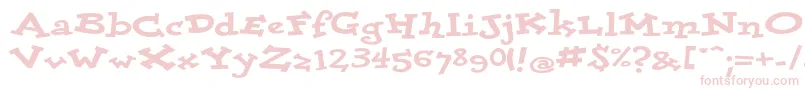 Doloresblackc Font – Pink Fonts on White Background