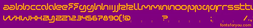 SonicEmpire Font – Orange Fonts on Purple Background