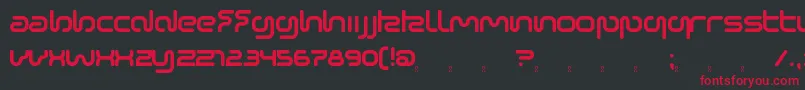 SonicEmpire Font – Red Fonts on Black Background
