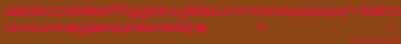 SonicEmpire Font – Red Fonts on Brown Background