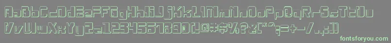 More about DrosselmeyerShadow Font DrosselmeyerShadow Font – Green Fonts on Gray Background