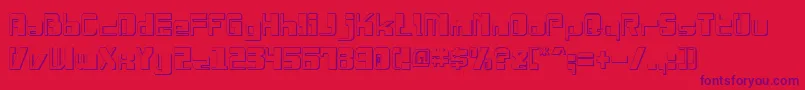 DrosselmeyerShadow Font – Purple Fonts on Red Background