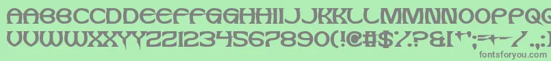 JesusFrank Font – Gray Fonts on Green Background