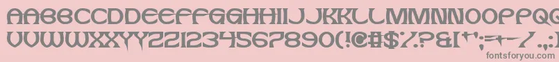 JesusFrank Font – Gray Fonts on Pink Background