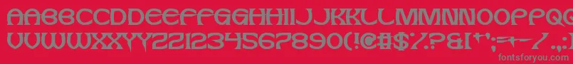 Шрифт JesusFrank – серые шрифты на красном фоне