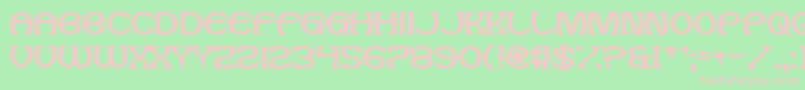 JesusFrank Font – Pink Fonts on Green Background