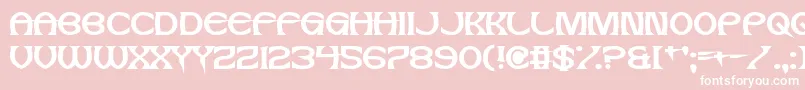 JesusFrank Font – White Fonts on Pink Background