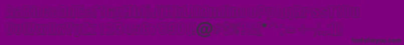 AAlternaotlregular Font – Black Fonts on Purple Background