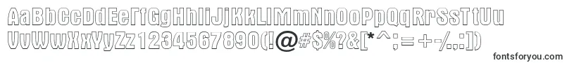 AAlternaotlregular-fontti – Logofontit