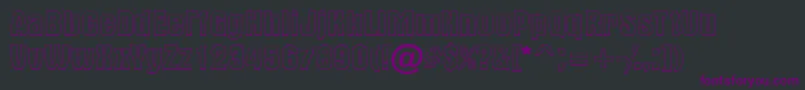 AAlternaotlregular Font – Purple Fonts on Black Background