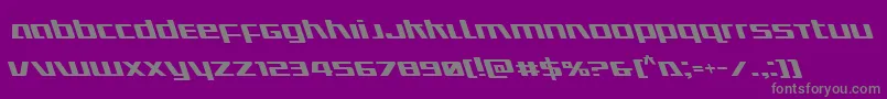 Ultramarinesleft Font – Gray Fonts on Purple Background