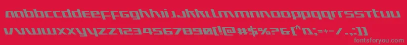 fuente Ultramarinesleft – Fuentes Grises Sobre Fondo Rojo