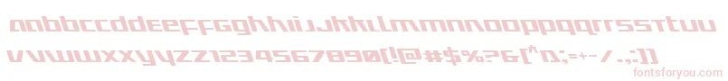 Ultramarinesleft Font – Pink Fonts on White Background