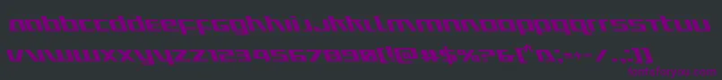 Ultramarinesleft Font – Purple Fonts on Black Background