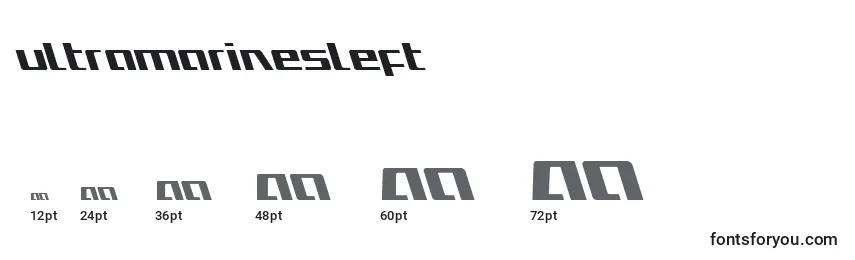Ultramarinesleft Font Sizes