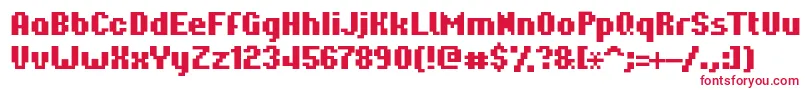 Hardpixel Font – Red Fonts