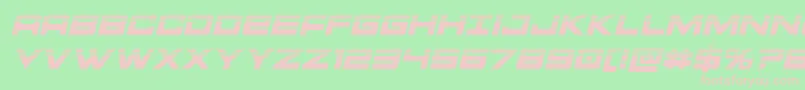 Montrochalfital Font – Pink Fonts on Green Background