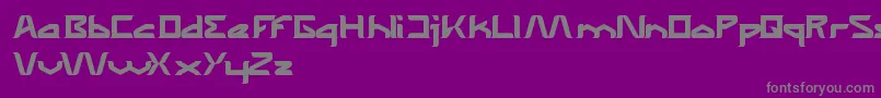 TheWizardOfOneClick Font – Gray Fonts on Purple Background
