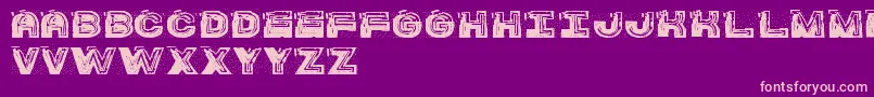 SsBarracudaSt Font – Pink Fonts on Purple Background