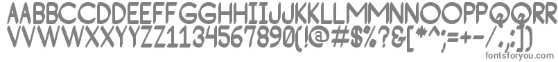 ConsequadStPersonalUse Font – Gray Fonts on White Background