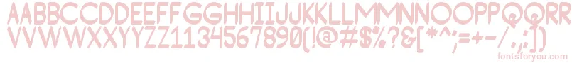 ConsequadStPersonalUse Font – Pink Fonts on White Background
