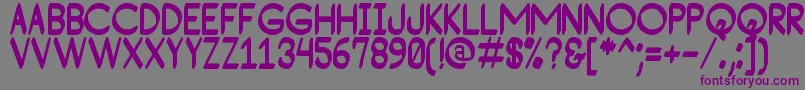 ConsequadStPersonalUse Font – Purple Fonts on Gray Background