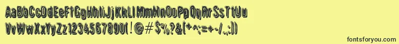 Griswold Font – Black Fonts on Yellow Background