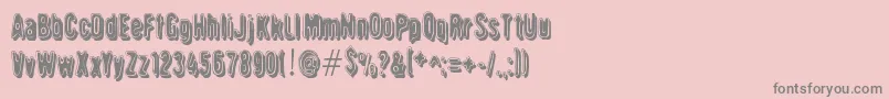 Griswold Font – Gray Fonts on Pink Background