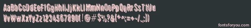 Griswold Font – Pink Fonts on Black Background