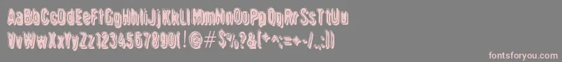 Griswold Font – Pink Fonts on Gray Background