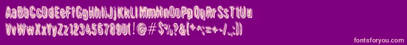 Griswold Font – Pink Fonts on Purple Background