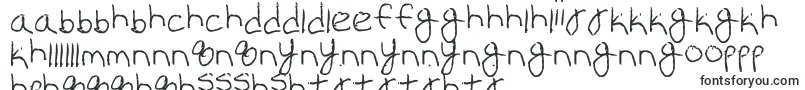 Шрифт ErinsHandwriting – сесото шрифты