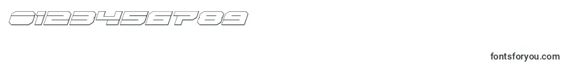 Eridanus3Dital-Schriftart – Schriften für Zahlen und Nummern