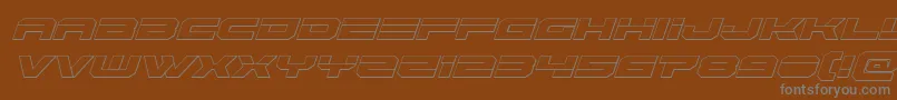 More about Eridanus3Dital Font Eridanus3Dital Font – Gray Fonts on Brown Background