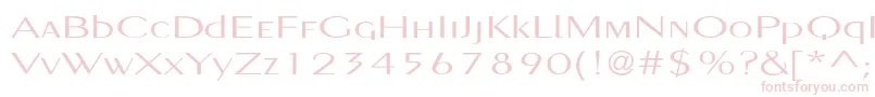 Pignosetyp Font – Pink Fonts on White Background