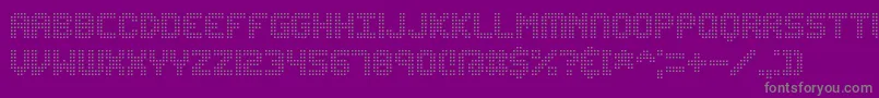 Edundot Font – Gray Fonts on Purple Background