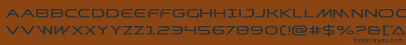 Prometheanexpand Font – Black Fonts on Brown Background