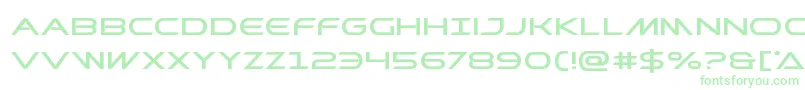 Prometheanexpand Font – Green Fonts on White Background