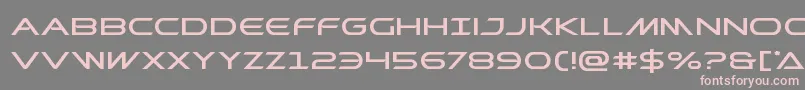 Prometheanexpand-Schriftart – Rosa Schriften auf grauem Hintergrund