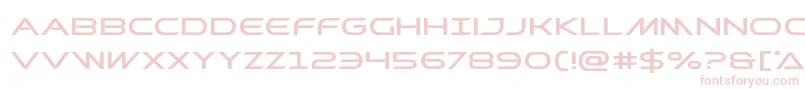 Шрифт Prometheanexpand – розовые шрифты на белом фоне