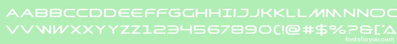 Prometheanexpand Font – White Fonts on Green Background