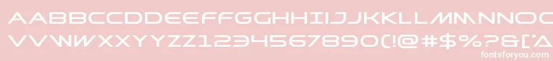 Prometheanexpand Font – White Fonts on Pink Background